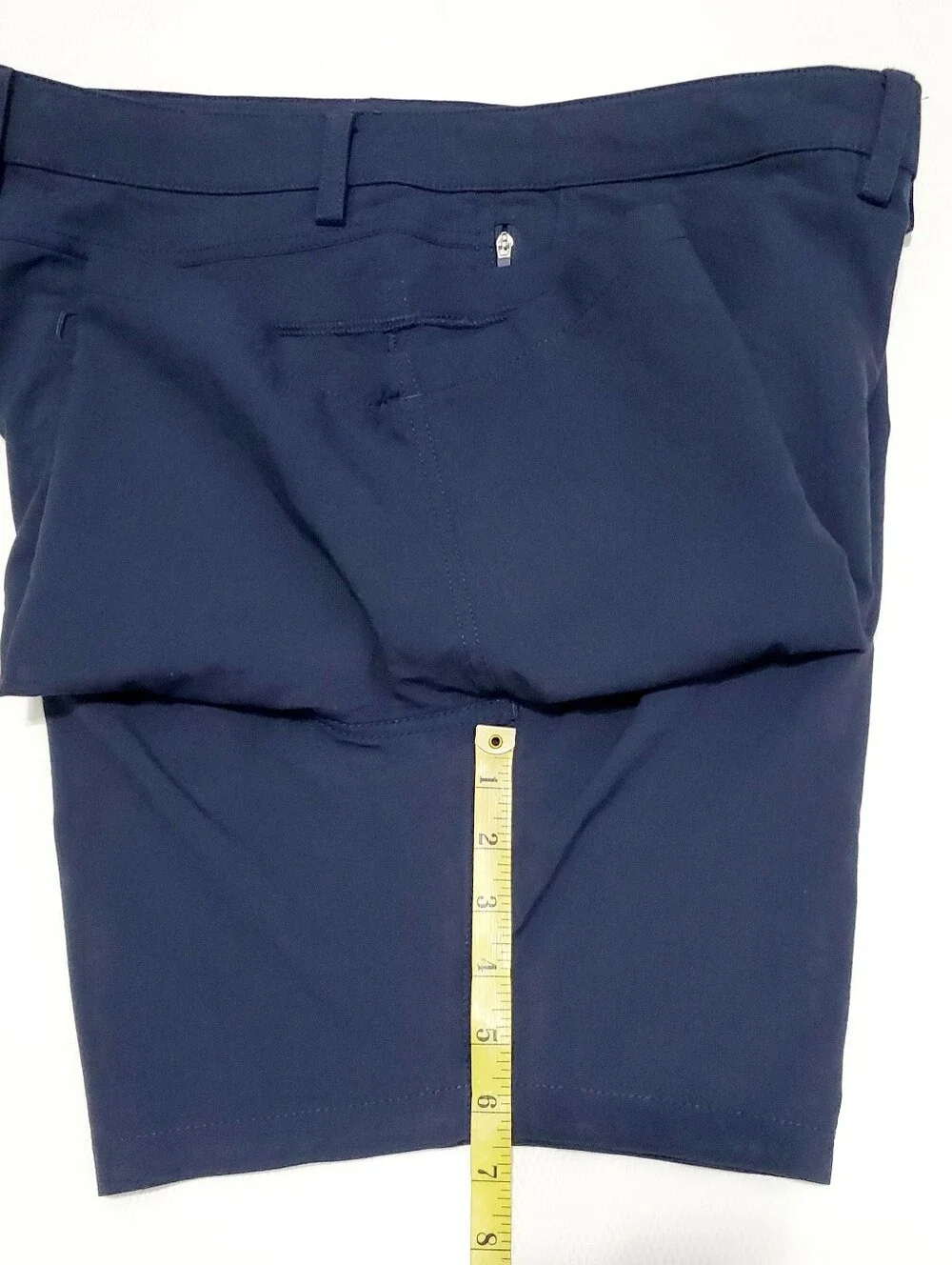 Tasc Mens Tailored Shorts Navy Blue 38 Waist